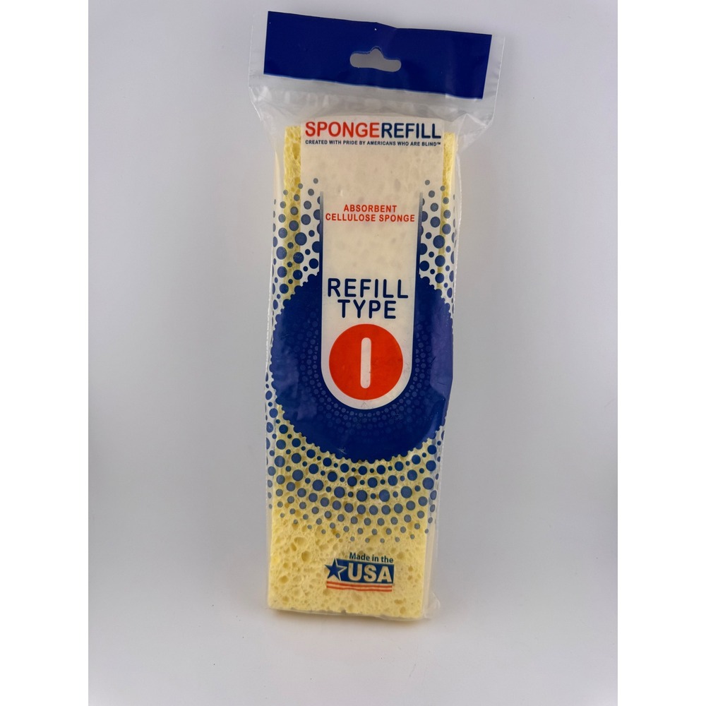 SPONGEReFILL absorbent cellulose sponge refill type 0 made‎ in USA